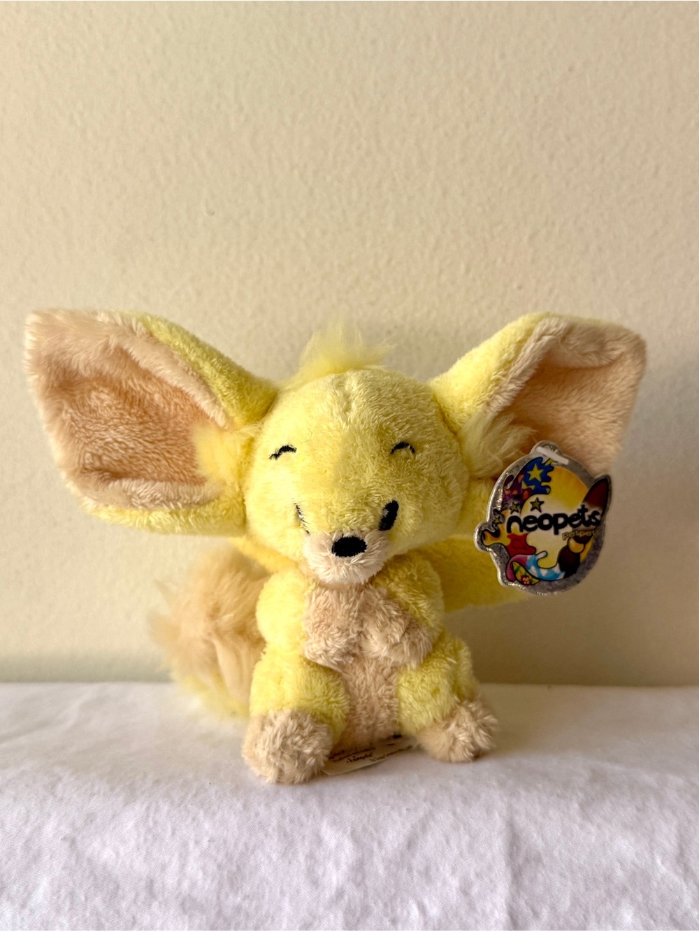 Neopets | Yellow Faellie Plushie — Vintage 2004